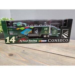 NASCAR 2000 Racing Conseco #14 Transporter & Die Cast Stock Car Limited Edition